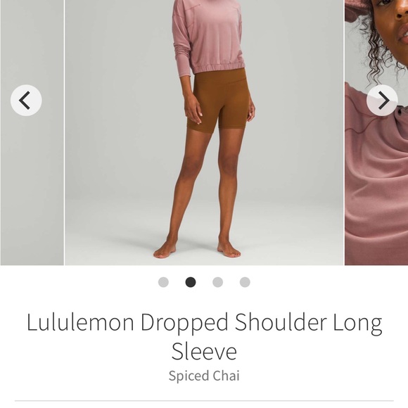 Lululemon naturally breathable sweat-wicking fluid drape spiced chai NWOT - Picture 8 of 10
